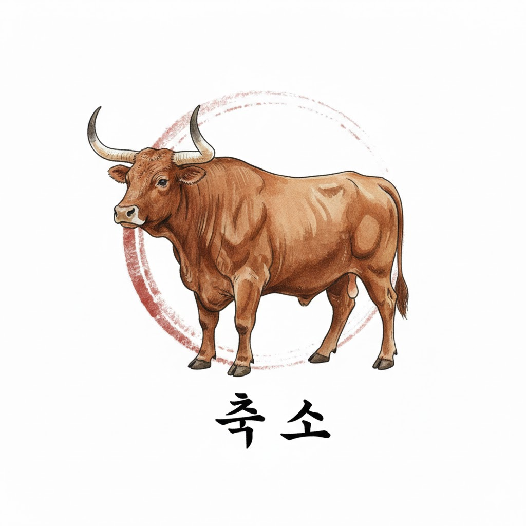 정축일주 - 축띠 상징 이미지