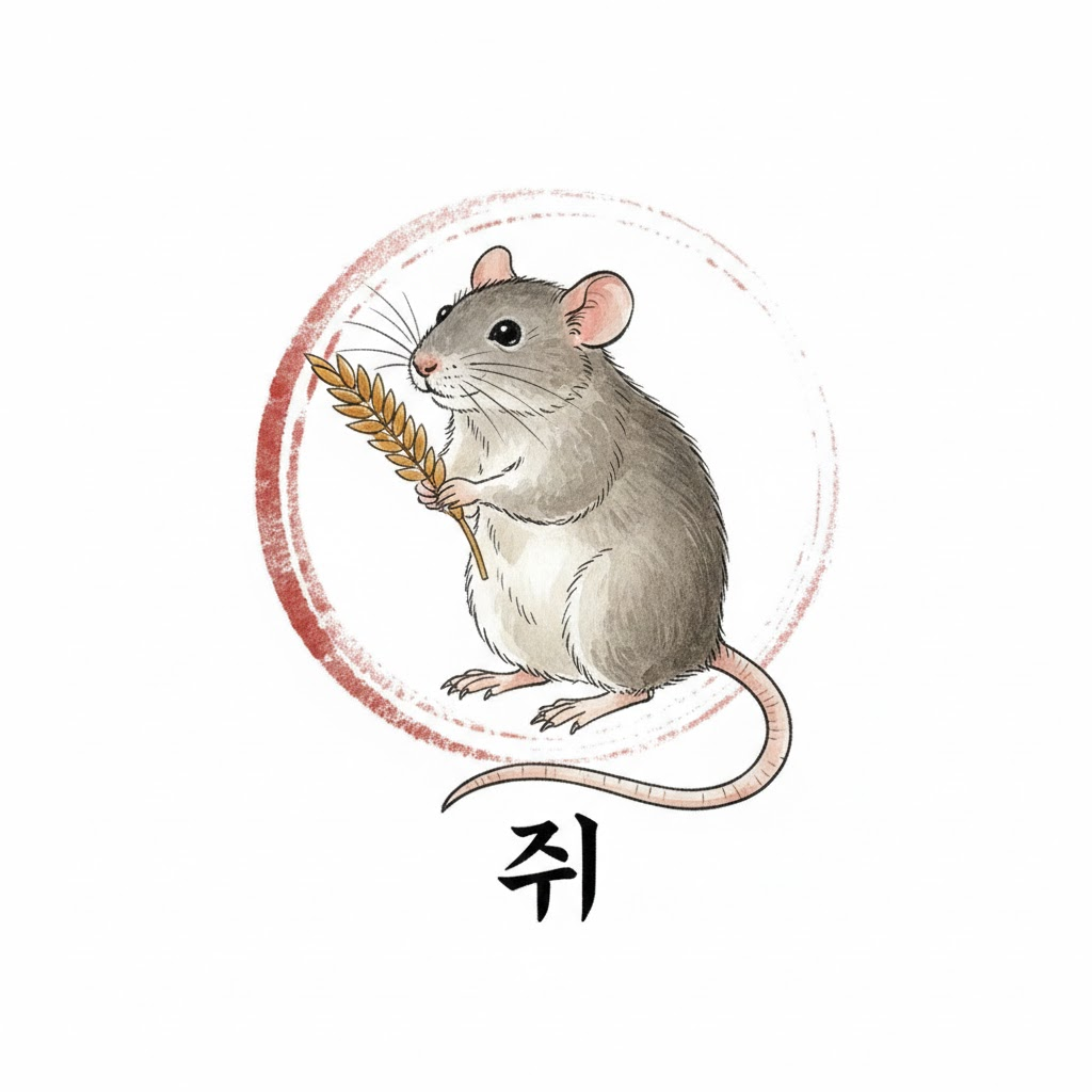 갑자일주 - 자띠 상징 이미지
